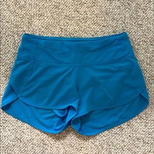 Lululemon Speed Up Shorts - bright blue